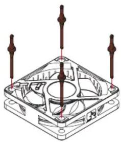 Noctua NF-A6x15 PWM - Installation - 2