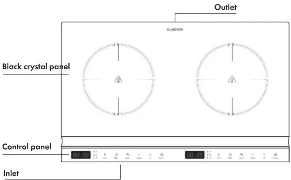 Klarstein MisterCook Duo - DEVICE OVERVIEW - 1