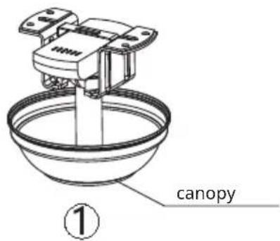 Klarstein Santa Elena Smart - Canopy assembly - 1