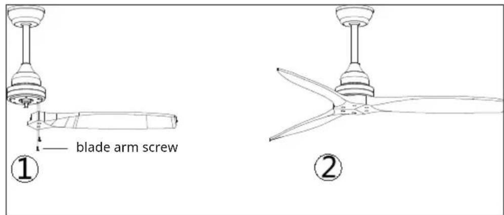Klarstein Santa Elena Smart - Blade assembly - 1