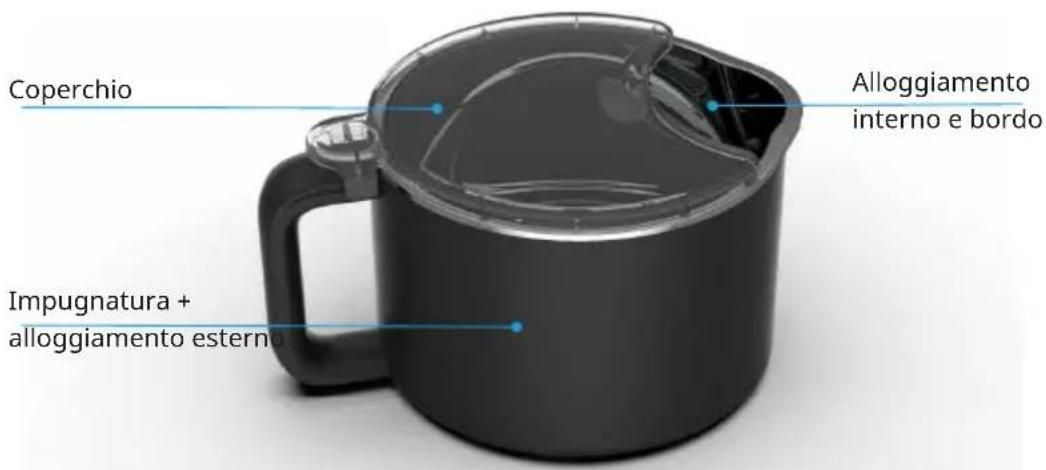 Klarstein Marcia Touch - PEZZO DI RICAMBIO CARAFFA 10047621 - 1