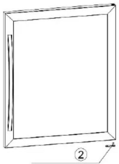 Klarstein Vinovilla Grande 165 Duo - MODIFICATION DU SENS DE FERMETURE DE LA PORTE - 2
