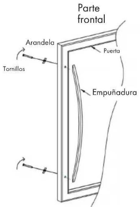 Klarstein Vinovilla Grande 165 Duo - CAMBIAR EL SENTIDO DE APERTURA DE LA PUERTA - 7