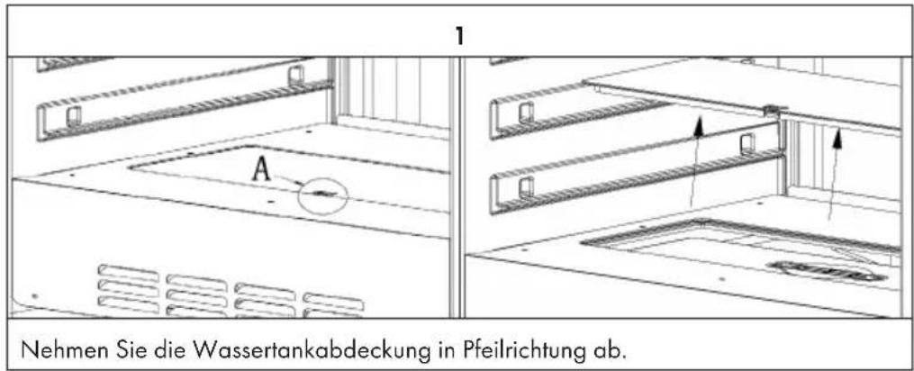 Klarstein Steakhouse Pro 98 - Wassertank auffüllen - 1