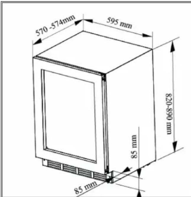 Klarstein Steakhouse Pro 98 - Diagrama de instalación - 1