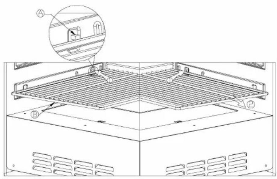 Klarstein Steakhouse Pro 98 - RIMOZIONE DEI RIPIANI - 1