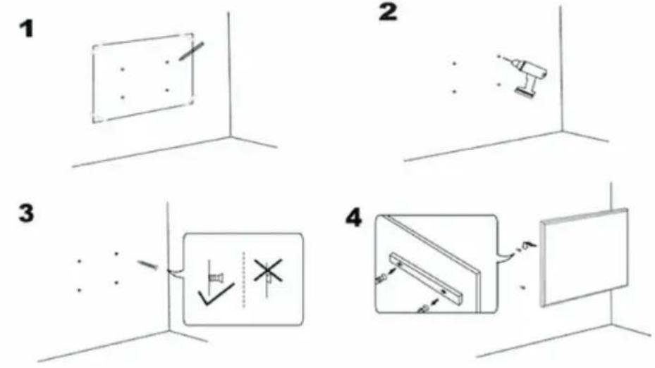 Klarstein Wonderwall Air Art Infinite - Important installation instructions - 1