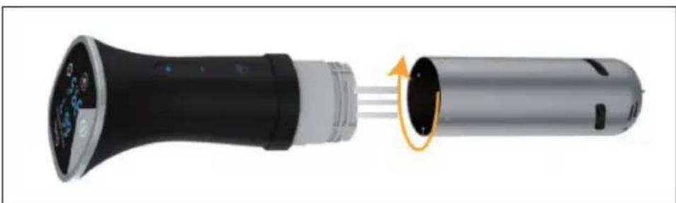 Klarstein Quickstick Smart - Modificar la direccion de circulación - 1