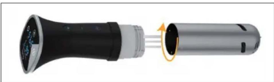 Klarstein Quickstick Smart - Changer la direction du flux - 1