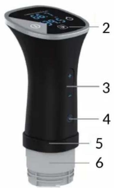 Klarstein Quickstick Smart - VISTA GENERAL DEL APARATO - 2