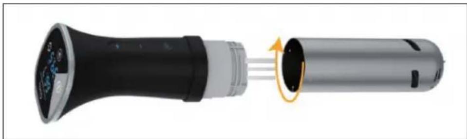 Klarstein Quickstick Smart - Cambiare la direzione del flusso - 1