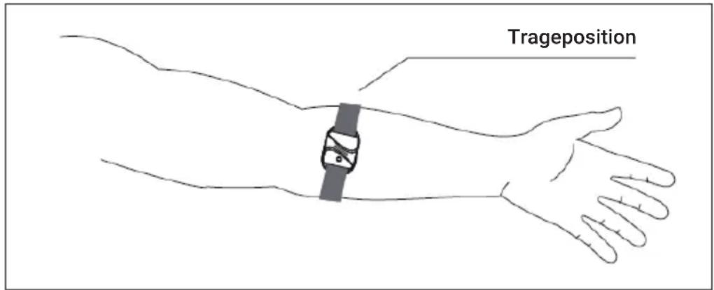 Capital Sports Puls2 BT - Tragen des Armbands - 1