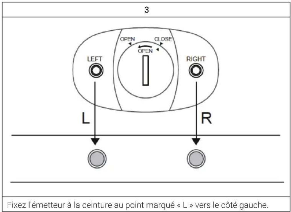 Capital Sports Puls3 BT - MISE EN PLACE DE LA SANGLE THORACIQUE - 3