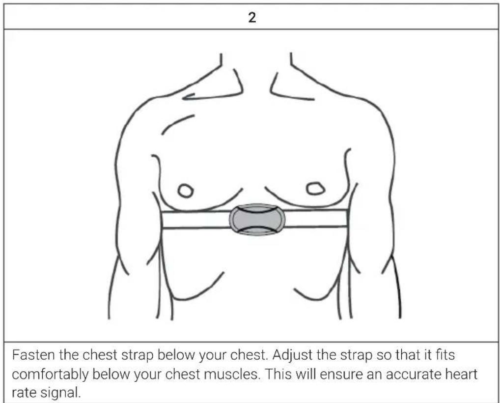 Capital Sports Puls3 BT - PUTTING ON THE CHEST STRAP - 2