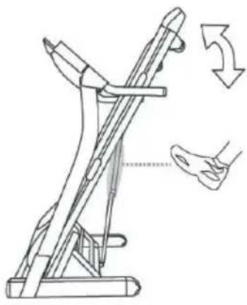 Capital Sports Pacemaker 120 Pro - Abbassare/aprire il dispositivo - 1