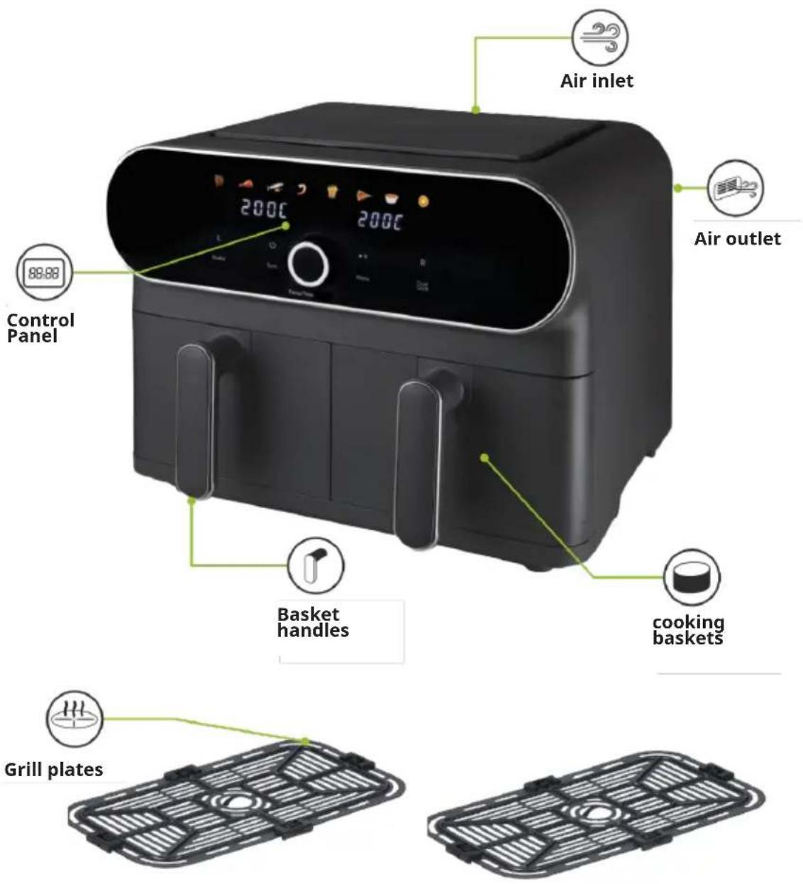 Klarstein AuraAir - DEVICE OVERVIEW - 1