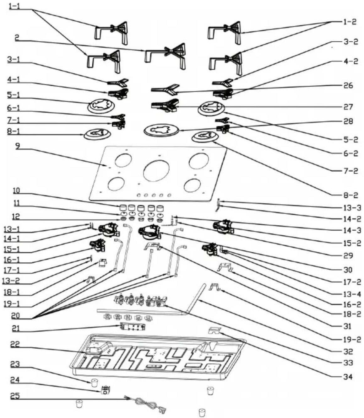 Klarstein Trifecta 5 - DISEGNO ESPLOSO - 5