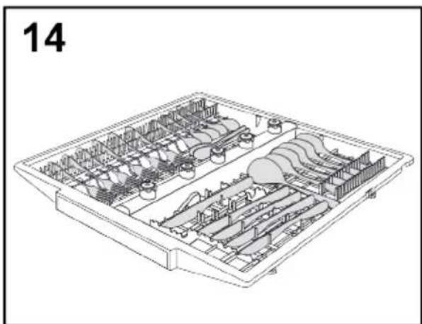 HAIER XF 4A4M4BX - "CUTLERY SHINE PLUS SYSTEM" (Nur bei einigen Modellen) - 1