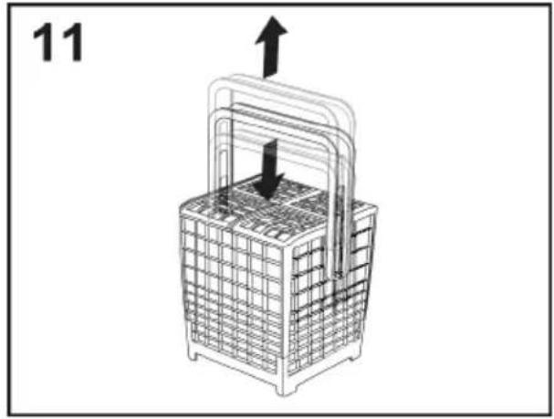 HAIER XF 4A4M4BX - PANIER À COUVERTS (uniquement sur certains modèles) - 2