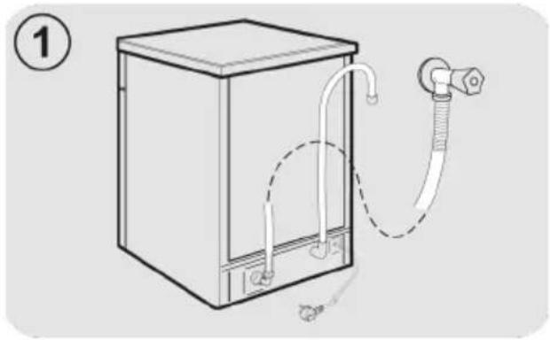 HAIER XF 4A4M4BX - ALIMENTATION EN EAU - 1