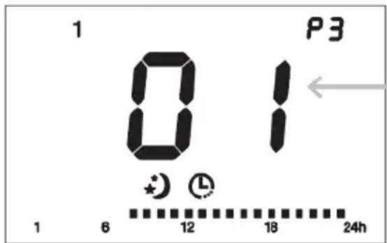 Kalia BAT-HT15HB - Setting the 7 24-hour preset programs (P1\~P7) - 1