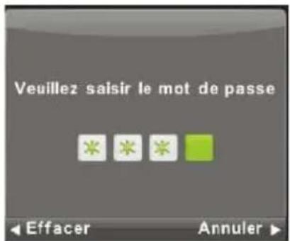 Veuillez saisir le mot de passe Effacer Annuler