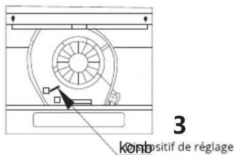 Beldeko RIVAGE XS - - RÉGLAGE DU MODE D'ASPIRATION - 2