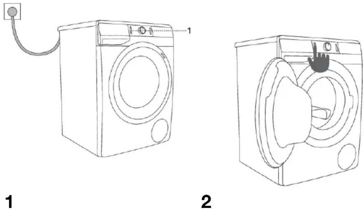 HISENSE W1014GEVMB - Miseenmarchedulave-linge - 1