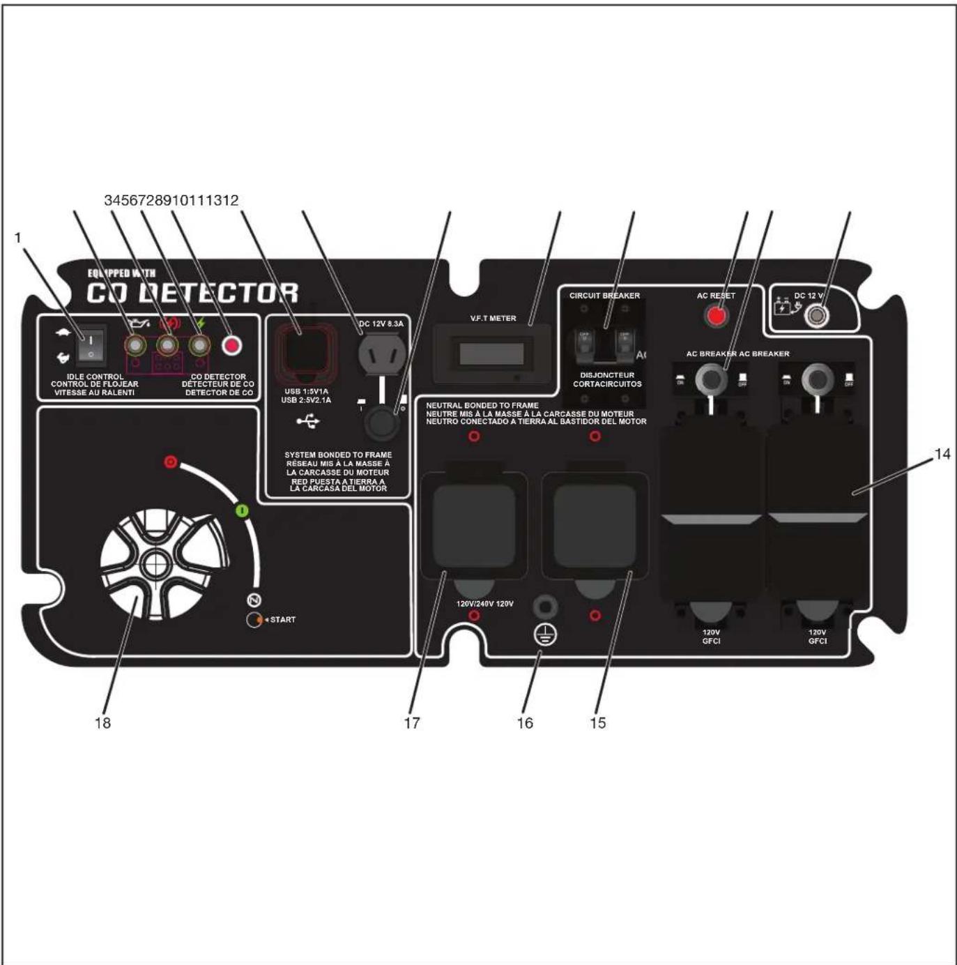 Mi-T-M GEN-8000-IMM1E - CONTROLS - 1
