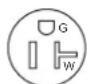 Mi-T-M AM1-PE15-20M - EXAMPLES OF POSSIBLE CORD PLUGS AND CORRESPONDING RECEPTACLE - 2