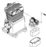 Mi-T-M ACS-23105-80H - VUE DETAILLEE ET EXPLICATION DES COMPOSANTS DU COMPRESSEUR - 3