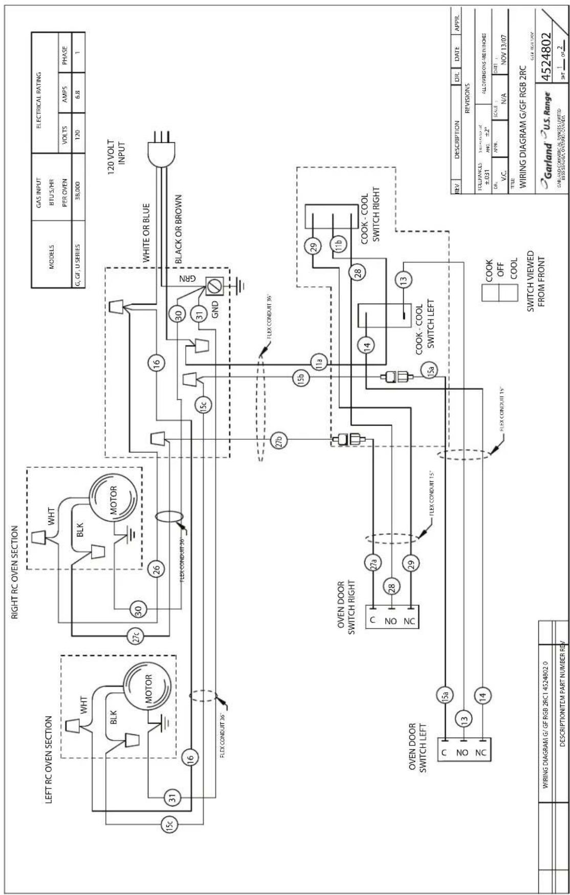 GARLAND G60-6R24GS - Diagramas De Cableado - 6