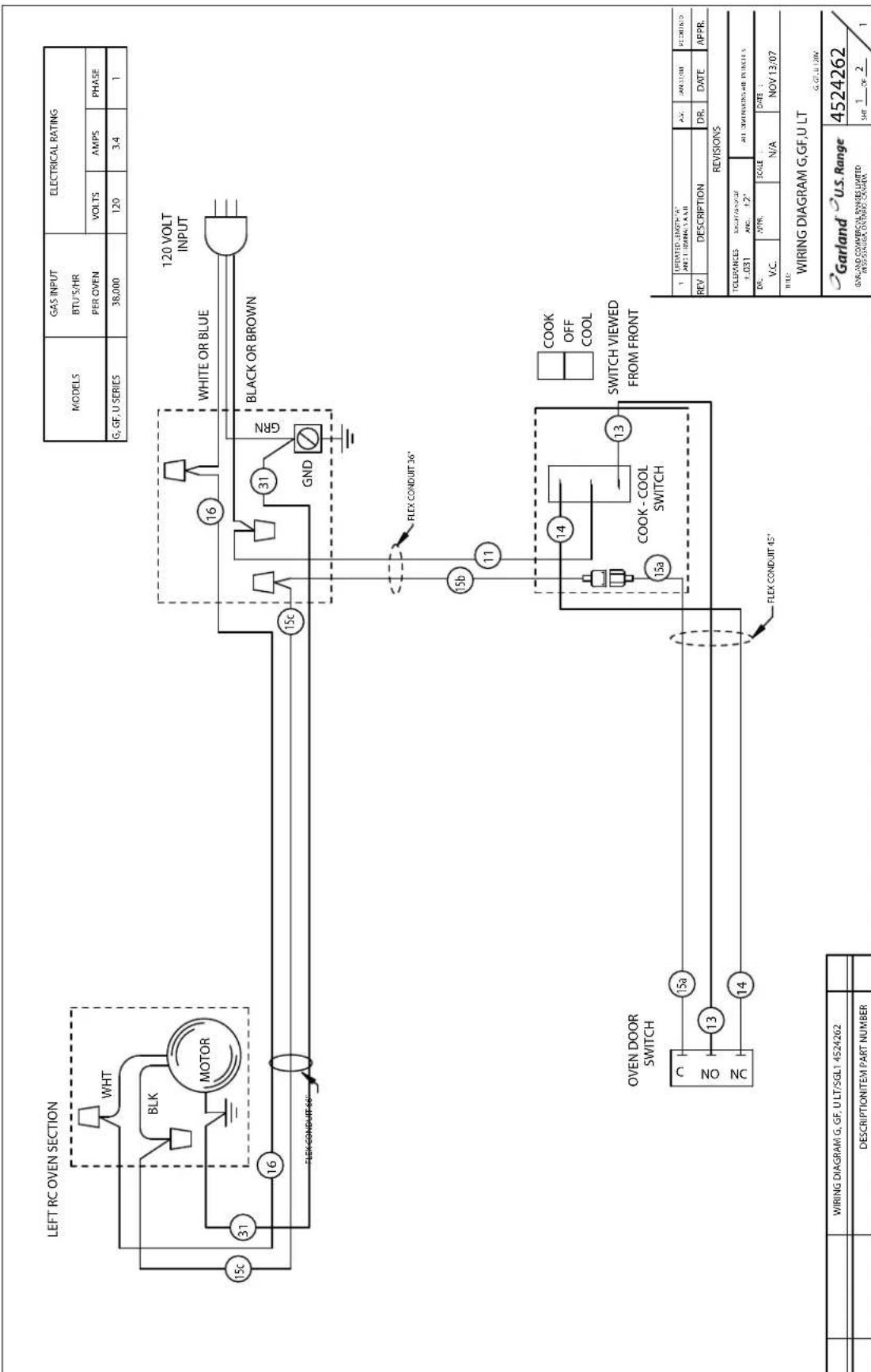 GARLAND GF60-6G24RR - Diagramas De Cableado - 2