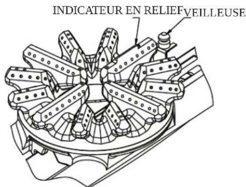 GARLAND GF36-4G12T - Brûleurs de Plaque Ouverte - 1