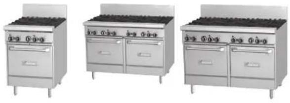 GARLAND GF60-4G36RR - ESTUFAS DE GAS PARA RESTAURANTES GARLAND SERIE SENTRY GF - 1