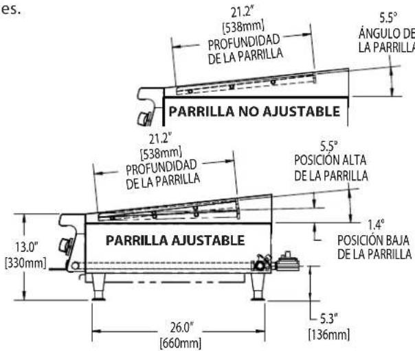 GARLAND GTOG36-6 - ESPECIFICACIONES: PARRILLAS DE ASAR RADIANTES - 4