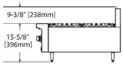 GARLAND GFE60-4G36RR - Vista Superior - 2