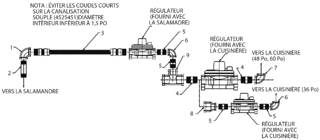 GARLAND GFE60-4G36RR - Kit d'interconnexion au Gaz en Option N° 4523975 - 1