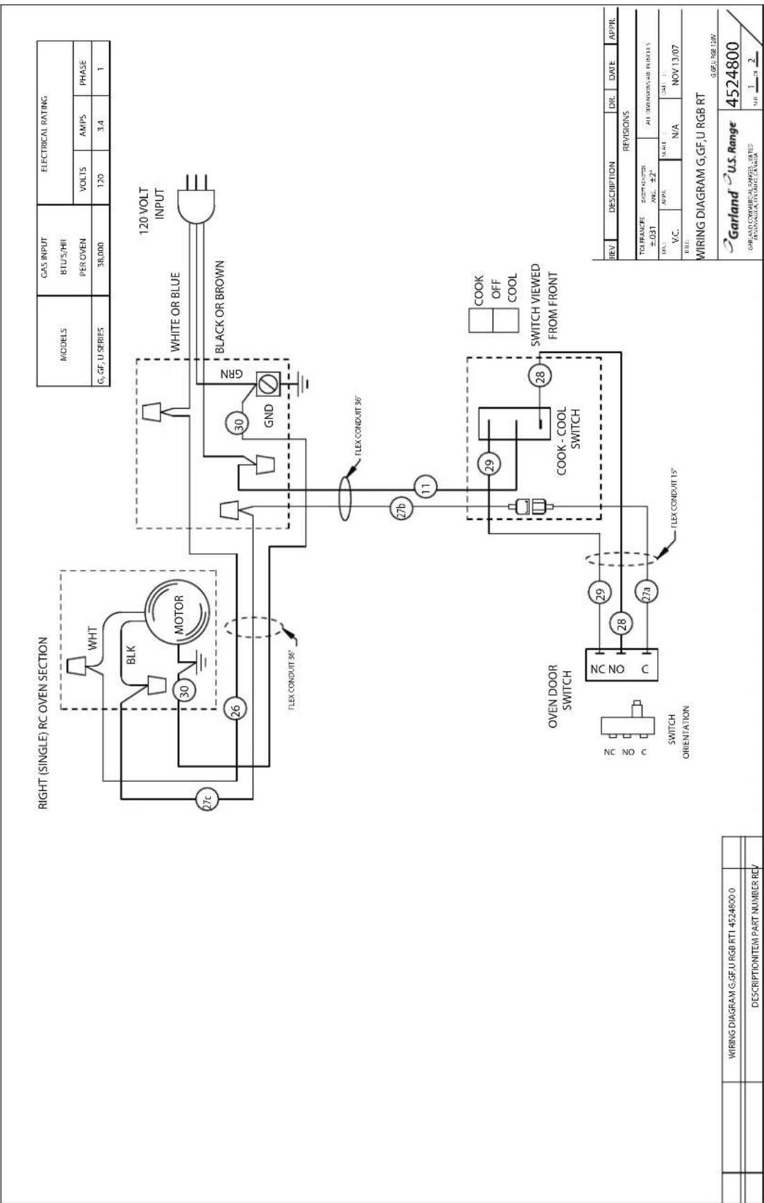 GARLAND GFE60-6R24RS - Diagramas De Cableado - 4
