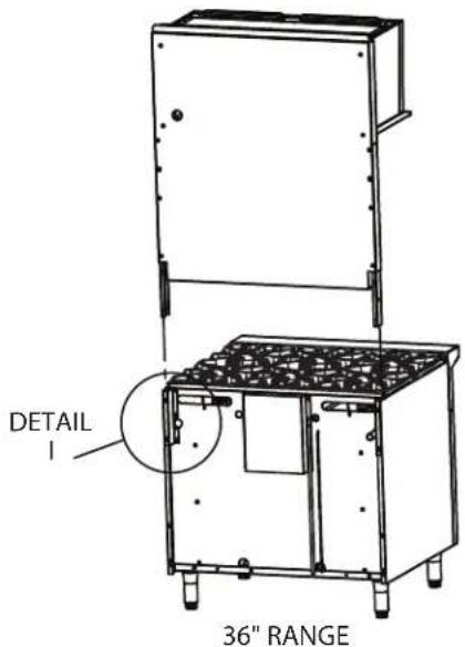 GARLAND GIRCM48 - Installation Of A Cheesemelter To A Range - 1