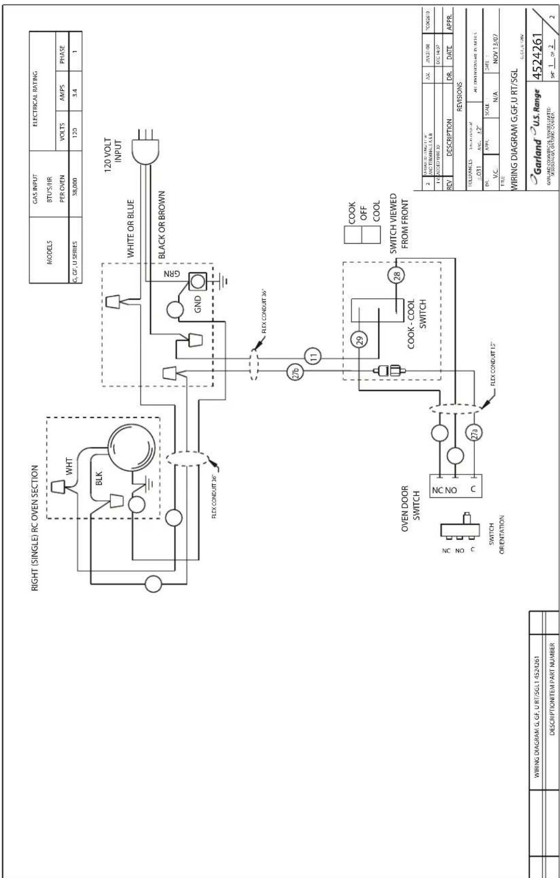 GARLAND GFE24-4L - Diagramas De Cableado - 1