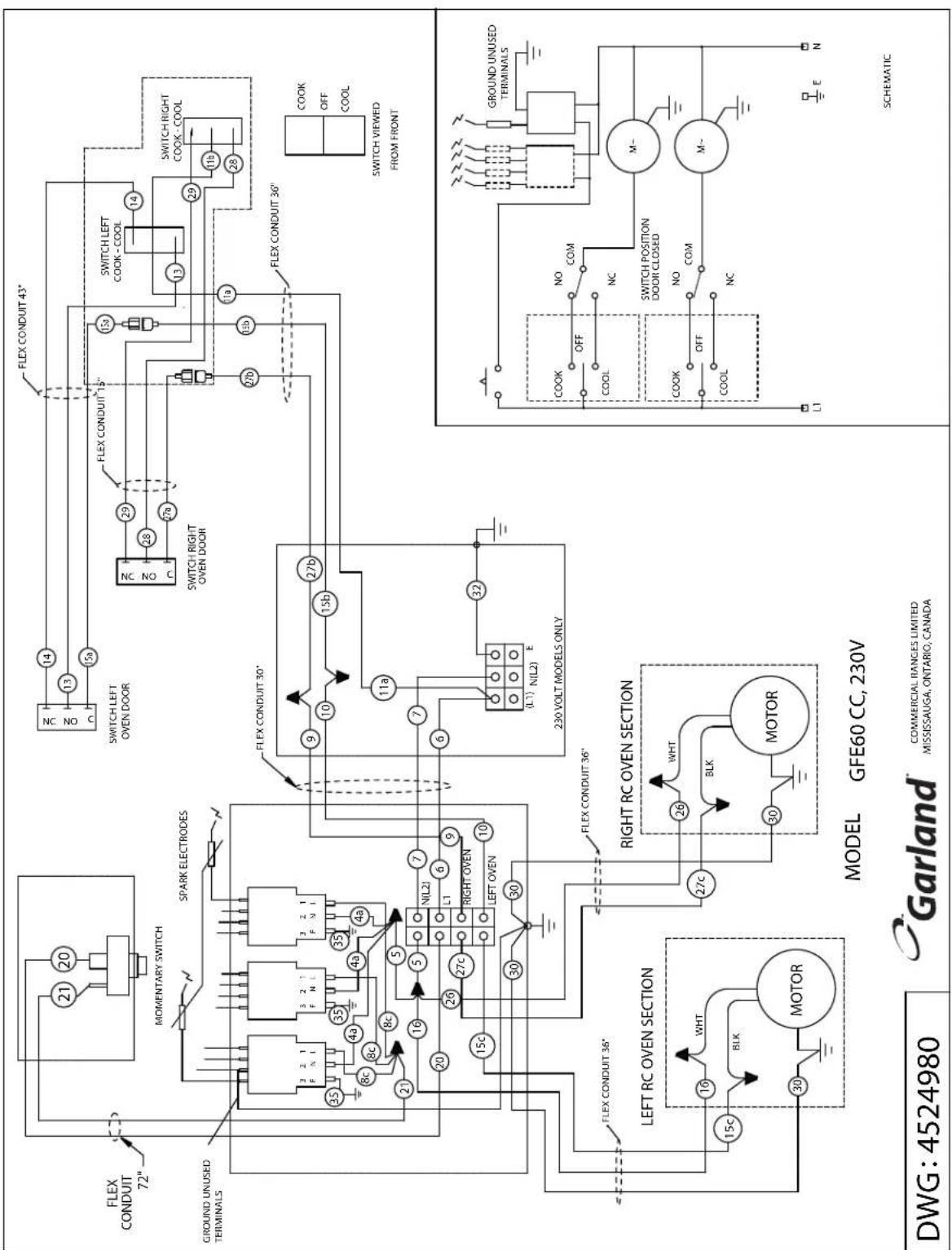 GARLAND GFE48-8LL - Diagramas De Cableado - 16