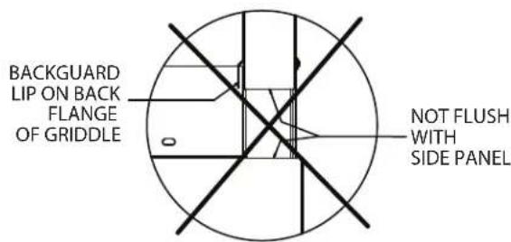 GARLAND GFE36-4G12R - Backguard With High Shelf Or Salamander Mounting Instructions - 3