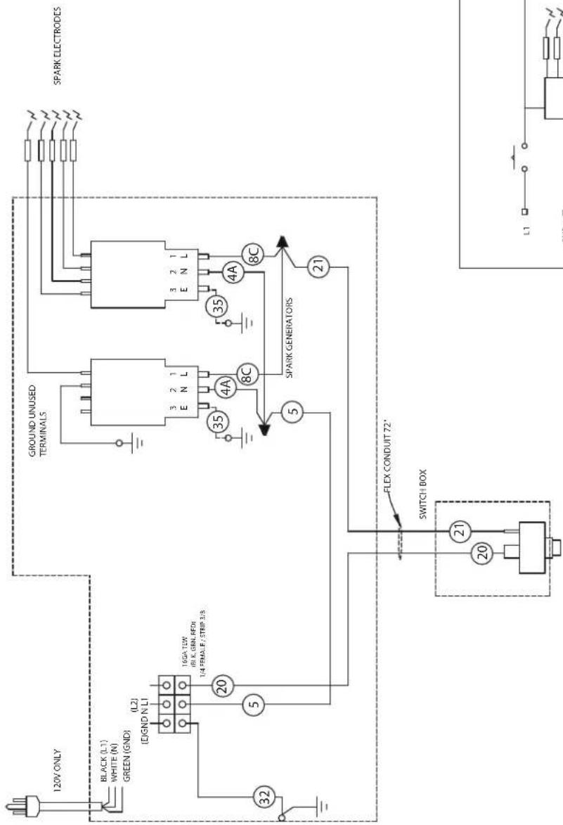 GARLAND GFE36-4G12R - Diagramas De Cableado - 14