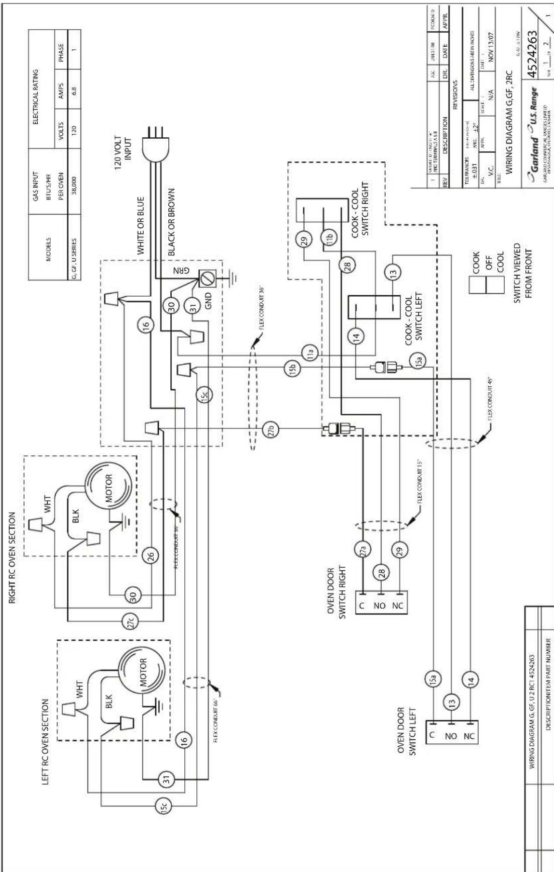 GARLAND GFE36-2G24R - Diagramas De Cableado - 3