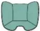 CHICCO Kory Plus i-Size - • Utförande utan basdelen - 2