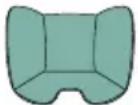 CHICCO Kory Plus i-Size - 40-85 cm (Máx. 13 kg) i-SIZE Universal contrário ao sentido de marcha: instalação com o cinto de 3 pontos do veículo (veja as ilustrações do número 16 ao 26) - 1