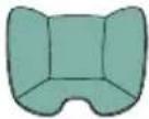 CHICCO Kory Plus i-Size - 40–85 cm (max 13 kg) i-SIZE univerzální, proti směru jízdy (Universal Belted): instalace pomocí tříbodového pásu vozi-dla (viz obrázky č. 16 až 26) - 3