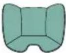 CHICCO Kory Plus i-Size - 40-85 cm (13 kg maxi) i-SIZE Universel dos à route (Universal Belted): installation avec les ceintures à 3 points de la voiture (voir illustrations 16 à 26) - 4
