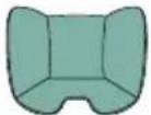CHICCO Kory Plus i-Size - 40-85cm (Εως 13 kg) i-SIZE ISOFIX Universale αντίθετα στην κατεύθυνση κίνησης (Integral Universal ISOFIX "i-Size"): εγκατάσταση με βάση Full 360 i-Size με πόδι στήριξης (βλ. εικόνες από τον αριθμό 4 έως 13B) - 1